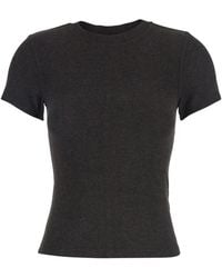 FRAME - 'The Rib' T-Shirt - Lyst