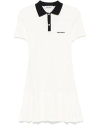 Miu Miu - Mini Polo Dress - Lyst