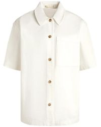 12 STOREEZ - Bowling Denim Shirt - Lyst