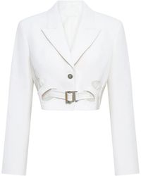 Dion Lee - Interloop Belted Blazer - Lyst