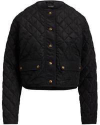 Ralph Lauren - Quilted Button-Front Jacket - Lyst