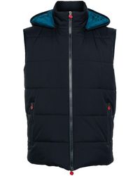 Kiton - Zip-up Hooded Gilet - Lyst