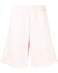 Barrow - Logo-Patch Cotton Track Shorts - Lyst