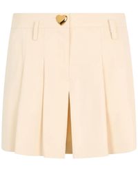 Moschino - Short Plissé À Boutons Cœur - Lyst
