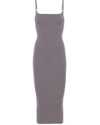 Emporio Armani - Knitted Midi Dress - Lyst