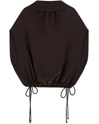 Liviana Conti - Deva Drawstring-Hem Blouse - Lyst