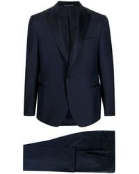 Canali - Single-Breasted Wool Dinner Suit - Lyst