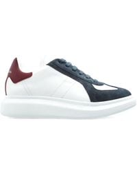 McQueen - Oversized Panelled Lace-Up Sneakers - Lyst