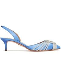 Aquazzura - Gatsby Slingback-Pumps 50Mm - Lyst
