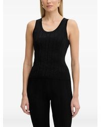 Fracomina - Ribbed Tank Top - Lyst