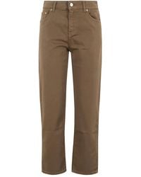 Department 5 - Cotton Trousers - Lyst