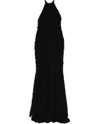 Amen - Jurk Met Halternek En Textuur - Lyst