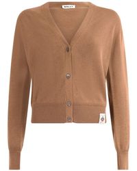 Bally - Gerippter Cardigan Mit V-Ausschnitt - Lyst