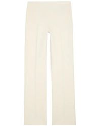 Another Tomorrow - Seam Detail Trousers - Lyst