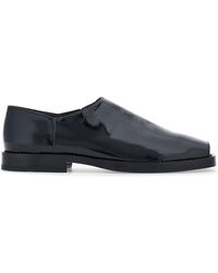 Ferragamo - Open-toe Leather Loafers - Lyst