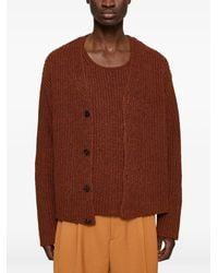 Cmmn Swdn - Eldar Tape-Knit Cardigan - Lyst