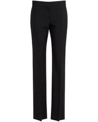 McQueen - High-Waist Tailored Trousers - Lyst