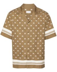 Moncler - M-Print Camp Shirt - Lyst