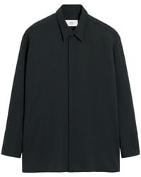 Ami Paris - Wool Oversized Shirt - Lyst
