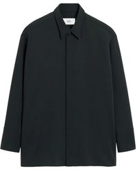 Ami Paris - Wool Oversized Shirt - Lyst