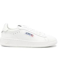 Autry - Dallas Logo-Patch Leather Sneakers - Lyst