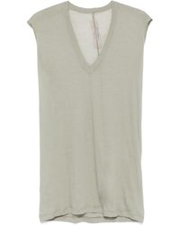 Rick Owens - T-Shirt Con Scollo A V - Lyst