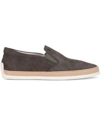 Tod's - Braided-Trim Gommino Loafers - Lyst