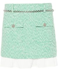 Maje - Tweed Mini Skirt - Lyst