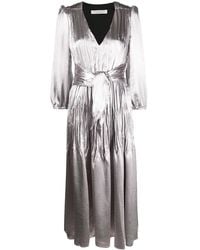 Philosophy Di Lorenzo Serafini - Metallic Gathered-Detail Dress - Lyst
