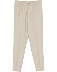 Cellar Door - Elasticated-Waistband Wool Trousers - Lyst