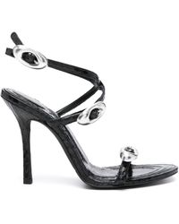 Alexander Wang - Dome 11mm Leather Sandals - Lyst