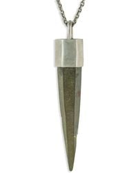 Parts Of 4 - Sterling Talisman Chlorite Quartz Necklace - Lyst