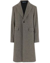 Polo Ralph Lauren - Herringbone Single-Breasted Coat - Lyst
