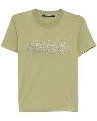 KARL LAGERFELD - Rhinestone-Embellishment Crew-Neck T-Shirt - Lyst