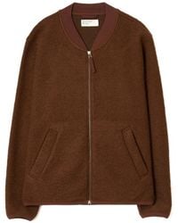 Universal Works - Zip-Up Wool-Blend Bomber Jacket - Lyst