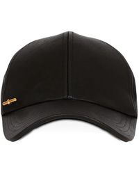 Balmain - Lambskin Baseball Cap - Lyst