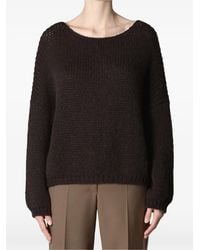 Roberto Collina - Chunky-Knit Boat-Neck Sweater - Lyst