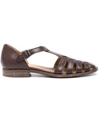 Moma - Caged Leather Sandals - Lyst