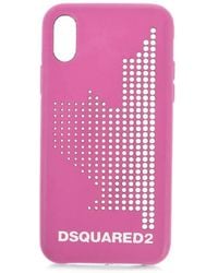 DSquared² - Perforated Logo-Print Iphone X Case - Lyst