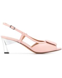 Marni Sandali con tacco scolpito - Rosa