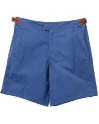 ZEGNA - Buckle-Fastening Swim Shorts - Lyst