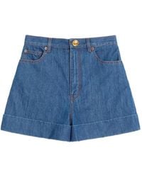 Valentino Garavani - Lightweight Denim Shorts - Lyst
