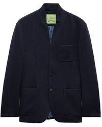 Shanghai Tang - Button-Herringbone Jacket - Lyst