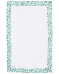 Kiton - Floral-Border Beach Towel - Lyst