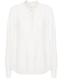 Isabel Marant - Estela アイレットレーストリム シャツ - Lyst
