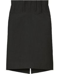 Tory Burch - Asymmetrical Midi Skirt - Lyst