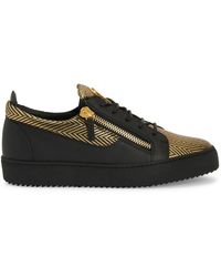 Giuseppe Zanotti - Zapatillas Frankie con acabado metalizado - Lyst