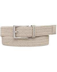 ARMANI EXCHANGE - Ceinture Tressée À Boucle - Lyst