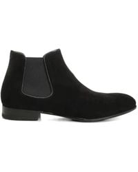 Lidfort - Suede Chelsea Boots - Lyst