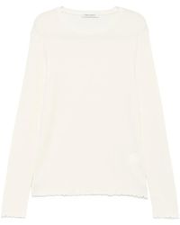 Our Legacy - Ripple-Rib Elongated Long-Sleeve T-Shirt - Lyst